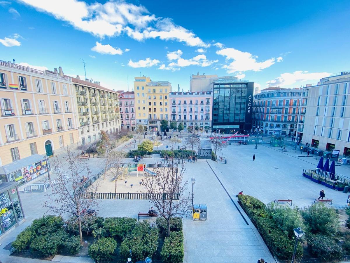 Estudio Doble Con Balcon En Madrid Centro Exterior foto
